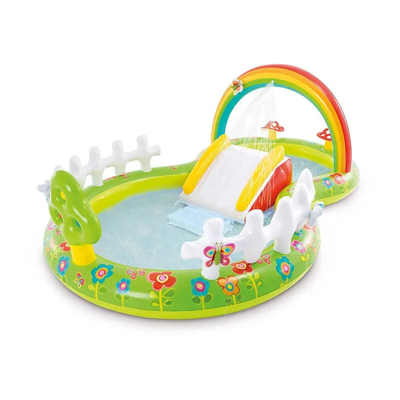 Aire de jeux gonflable Mon jardin - 290x180x104cm-4