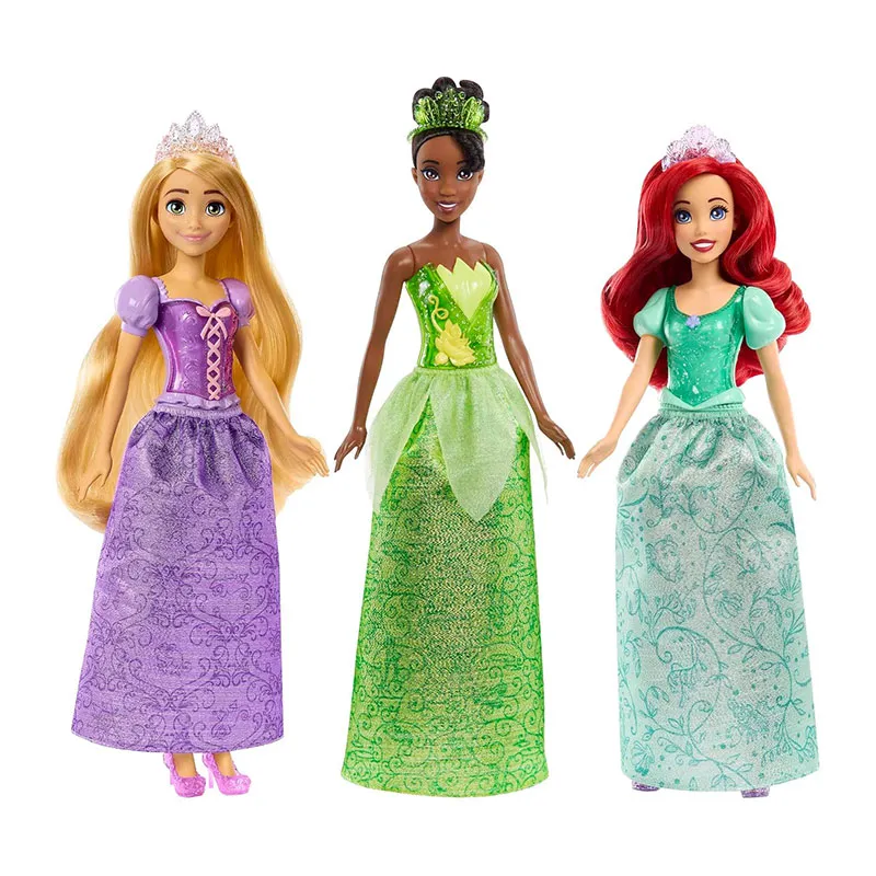 3 Poupées Princesses Disney Ariel/Tiana/Raiponce - 3+-0