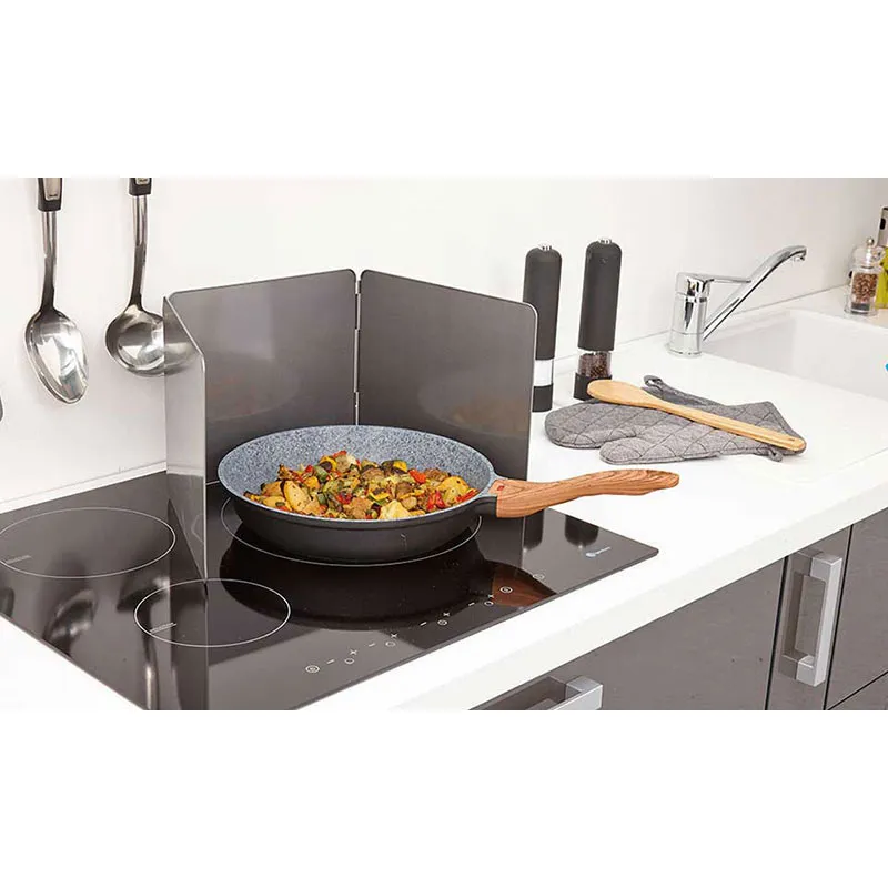 Plaque anti-projections 3 volets pour cuisson - 25x23cm-3
