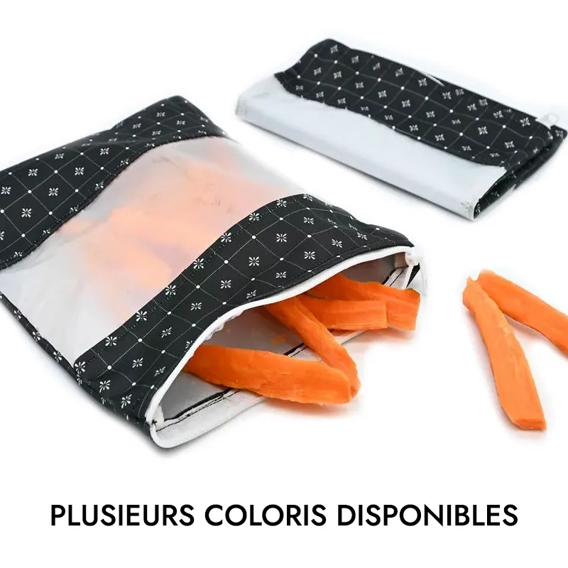 2 Sacs congélation réutilisable M - Carreau d'antan-3