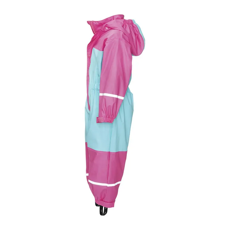Combinaison imperméable doublure polaire Basic - Turquoise-1