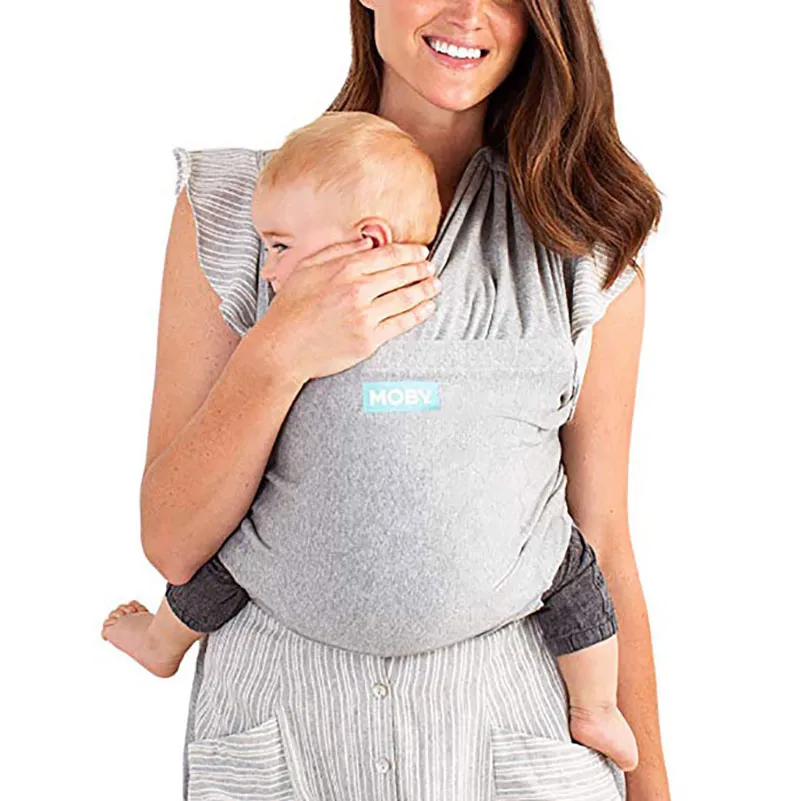 Écharpe de portage Moby Fit Gris - 0m+-0