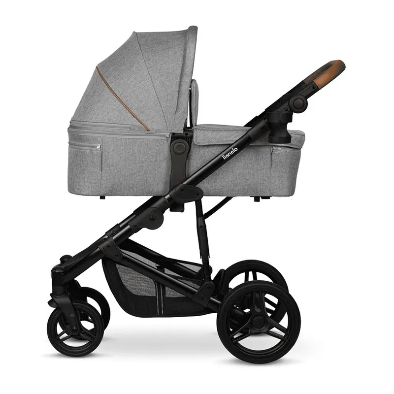 Trio Poussette Mari Tour + Nacelle + Cosy Gr.0+ - Gris Stone-11