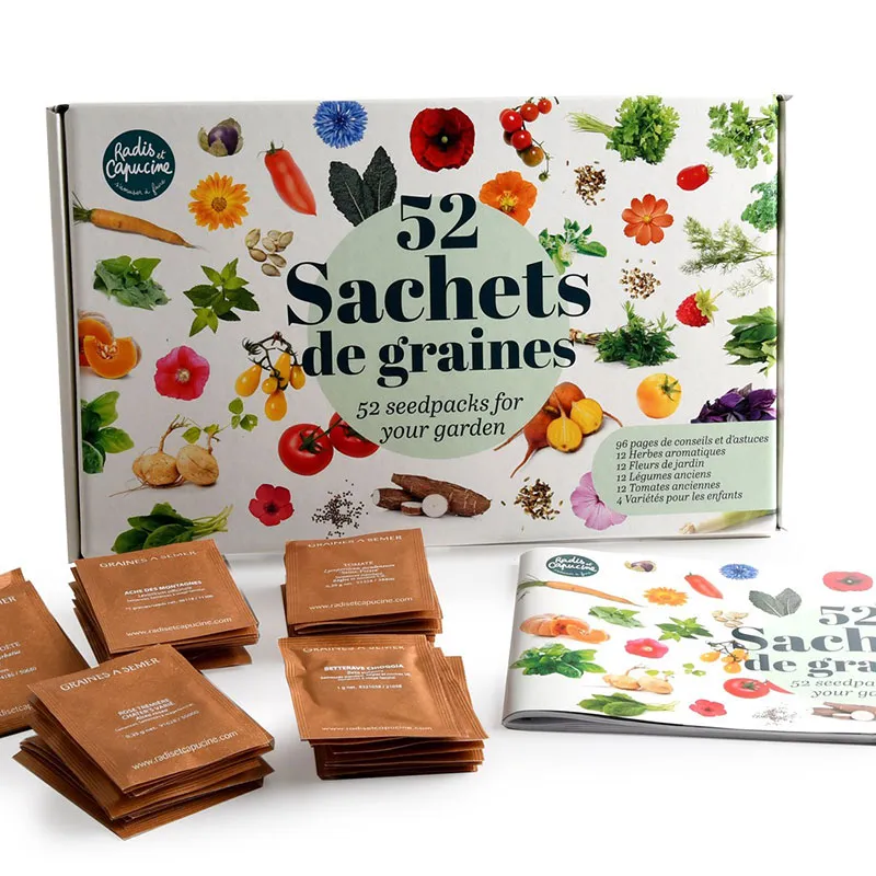 Coffret de graines à planter - 52 Sachets-2