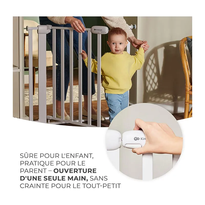 Barrière de sécurité Lock&Go Blanc - 75-103cm-7