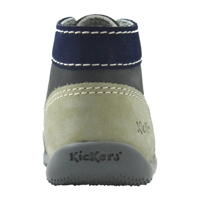 Bottillons Bonbon - Gris/Marine-1