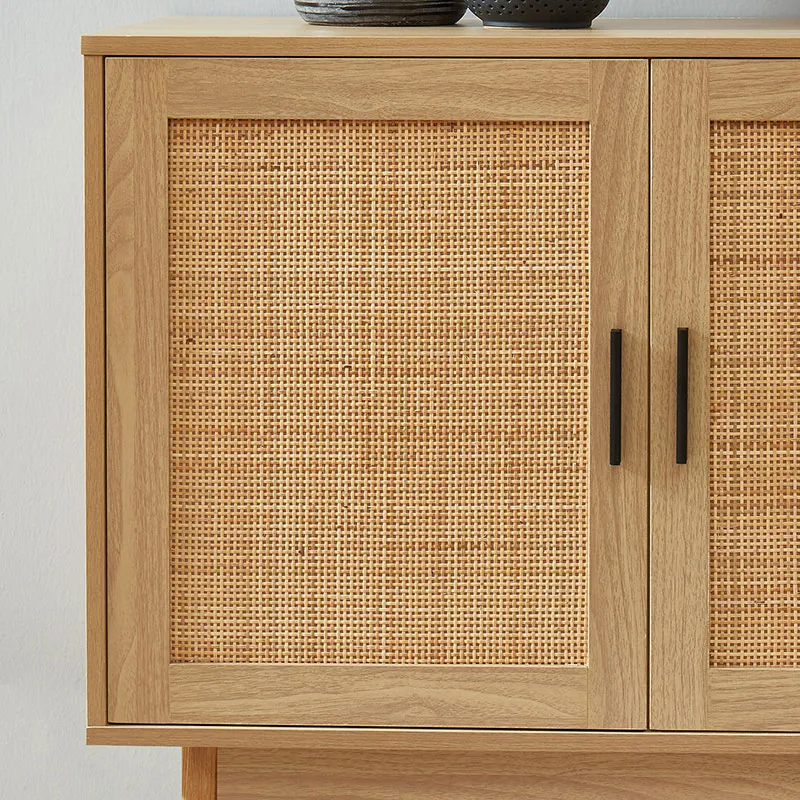 Buffet Amana 2 portes Cannage rotin - 90x39,5x75cm-4