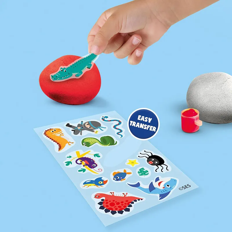 Kit Peindre des Galets & Autocollants - 5+-3