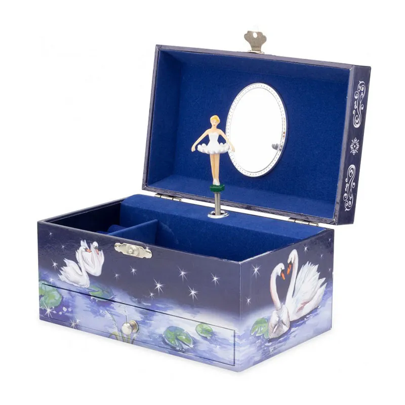 Boîte à bijoux musiq. Danseuse étoile - 18x13cm-1