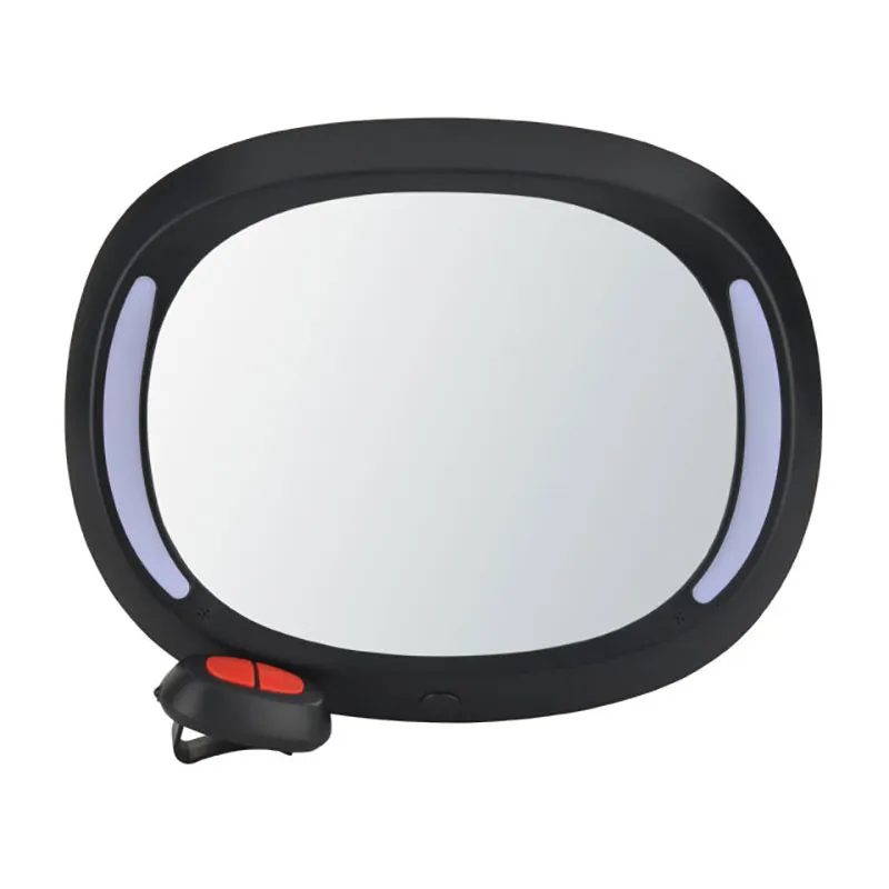 Miroir Luxury LED bébé siège arrière - Noir-2