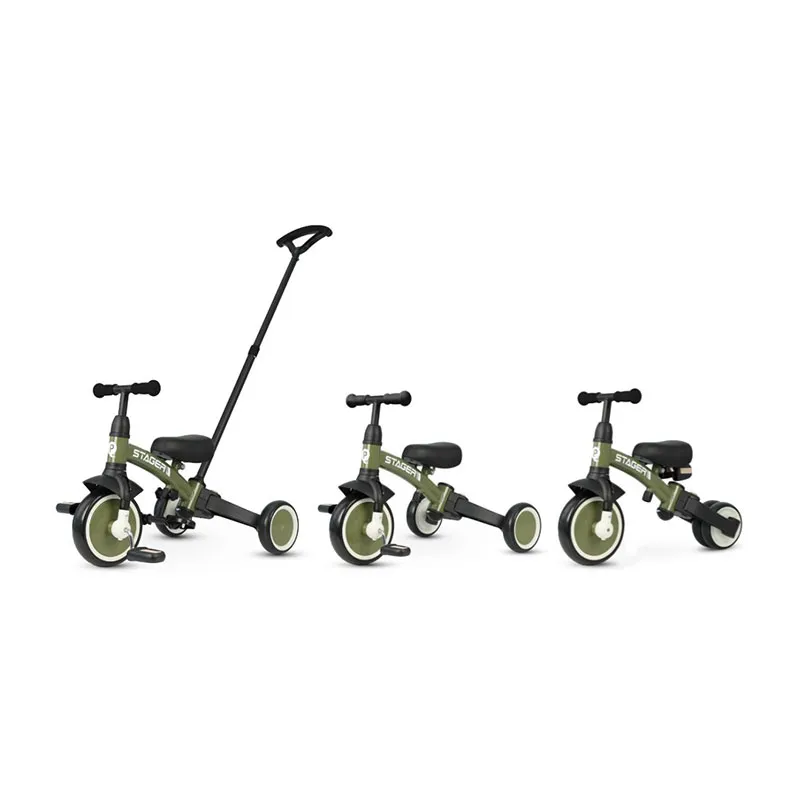 Tricycle Stager 3in1 Vert - 24m+-4