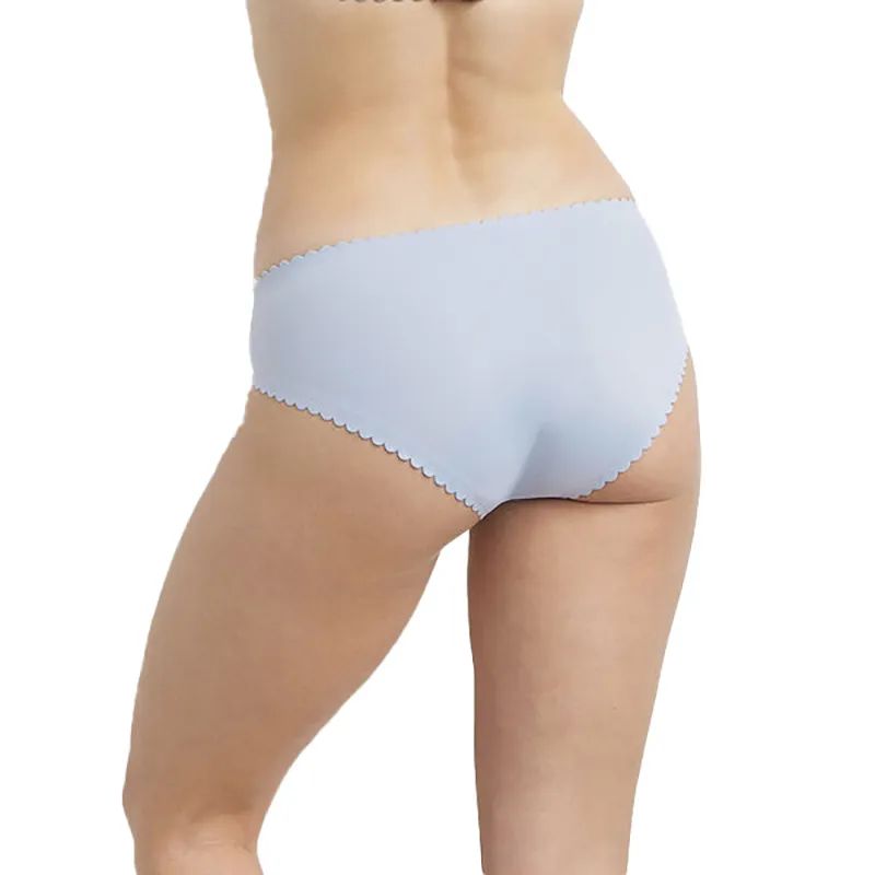 Culotte Microfibre Body Touch Femme - Bleu Lin-1