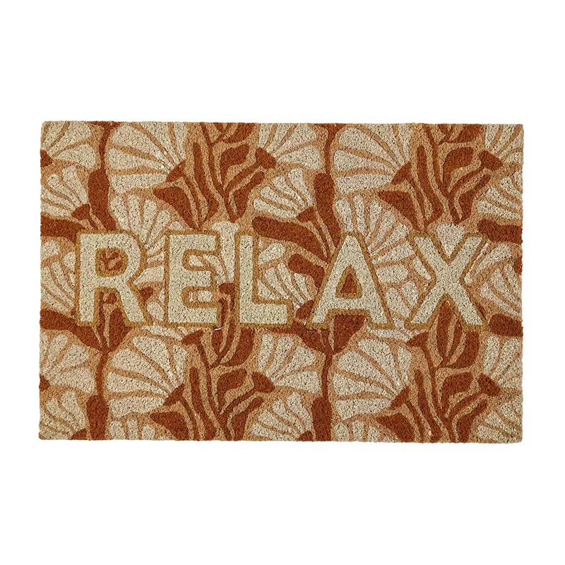 Tapis brossant coco Message Aléat. - 40x60cm-3