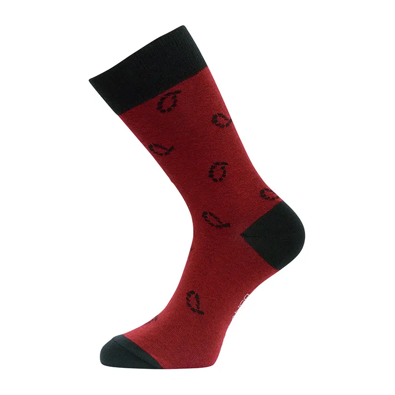 9 paires de chaussettes Homme Motifs - Jaune/Marine/Noir/Rouge-3
