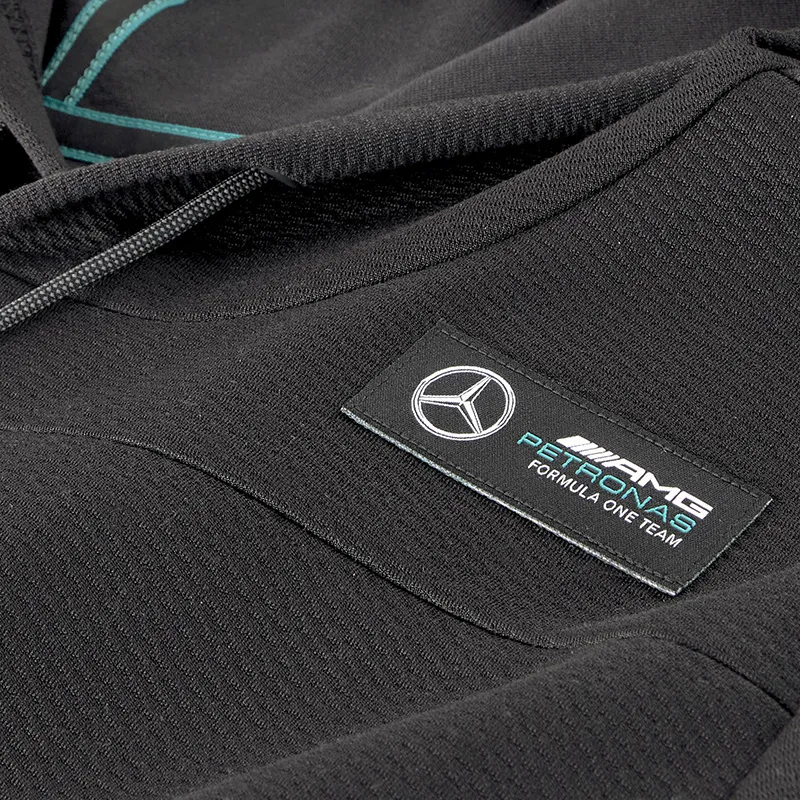 Sweat à capuche Homme Mercedes AMG Petronas F1 Puma - Noir-4