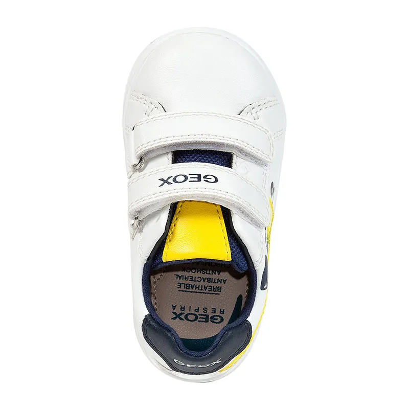 Sneakers Djrock 123 - Blanc/Jaune fluo-4