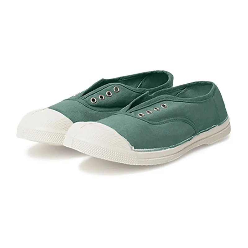 Tennis sans lacets Elly Femme - Vert de Gris-3