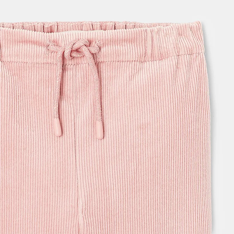 Pantalon velours Mixte - Rose bonbon-2