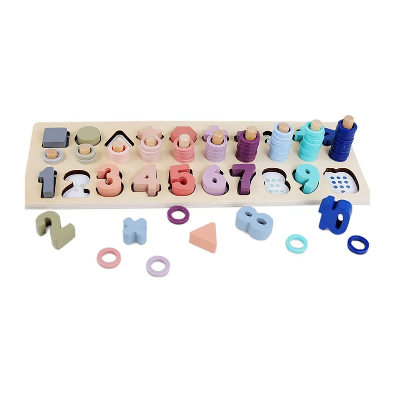 Puzzle pour apprendre les chiffres & apprendre à compter - 4+-4