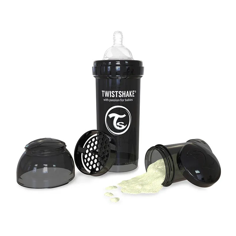 Biberon anti-colique 260ml Noir - 2m+-3