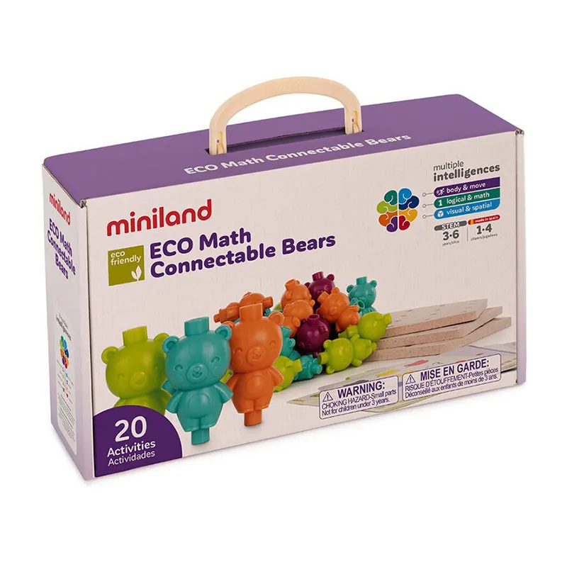 Jeu éducatif Oursons Multi. 68pcs - 36m+-8