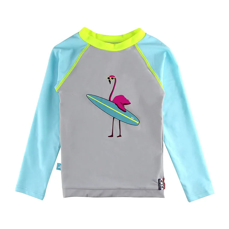 T-shirt M3/4 Anti-UV - Flamant Rose-0
