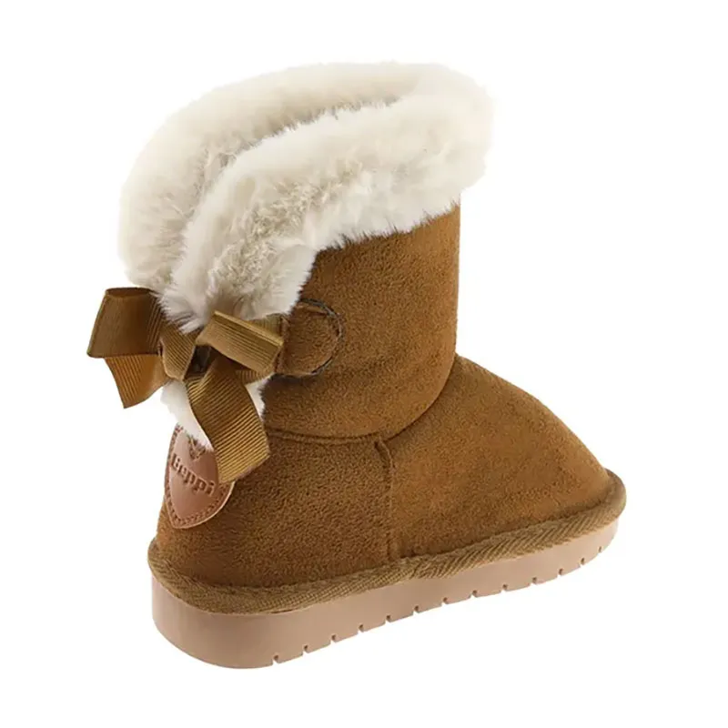 Bottes fourrées Noeud - Camel-1