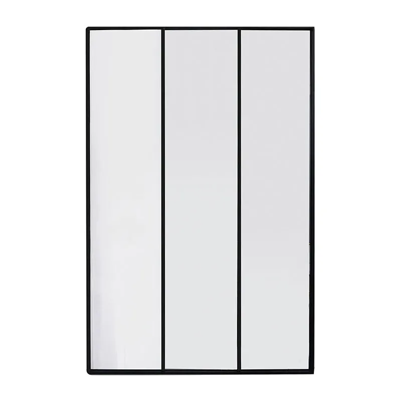 Miroir Atelier XXL Noir - 87x11.5x126cm-2