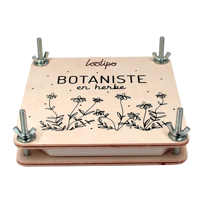 Kit Presse à fleurs bois 25pcs - 6+-5