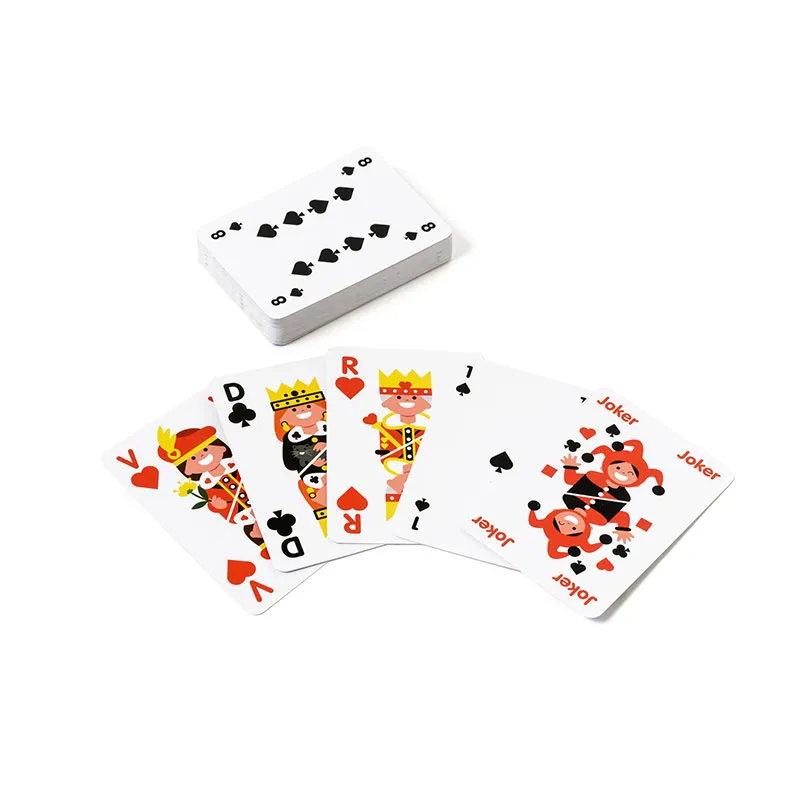 Jeu de 54 cartes classiques - 5+-0