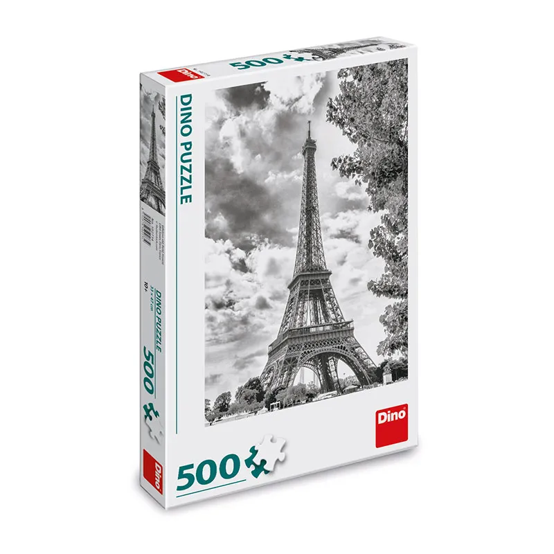Puzzle 500pcs Tour Eiffel noir & blanc - 10+-0
