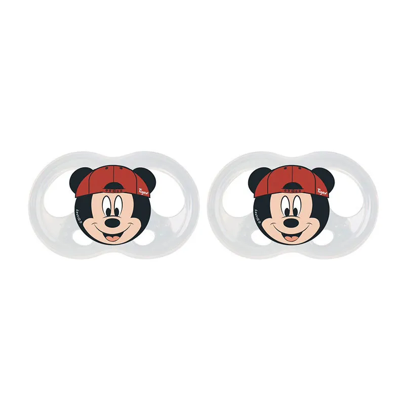 2 Sucettes Silicone Soft Touch Friends - Mickey-0