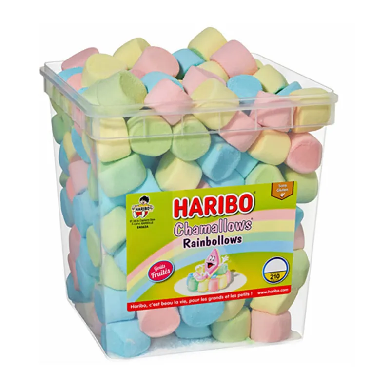 Haribo Tubo Chamallows Rainbollows - 210pcs-0