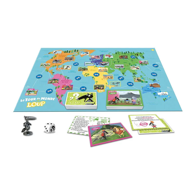 Jeu Le tour du monde de Loup - 5+-1