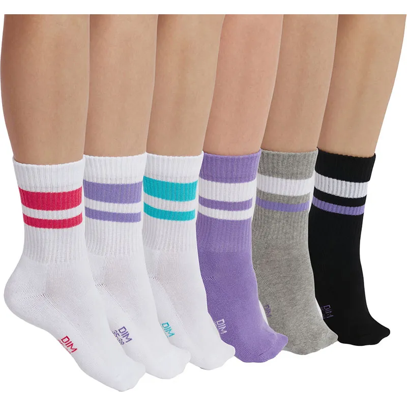 6 paires de Chaussettes Femme ECO DIM - Blanc/Violet/Gris-0