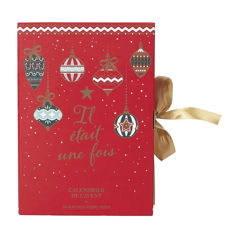 Calendrier de l'Avent 24 Bougies parfumées Noël - 21x30x6cm-7