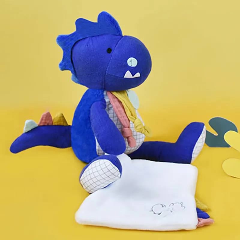 Doudou mouchoir Sachou Les Calinosaures- 25cm-2