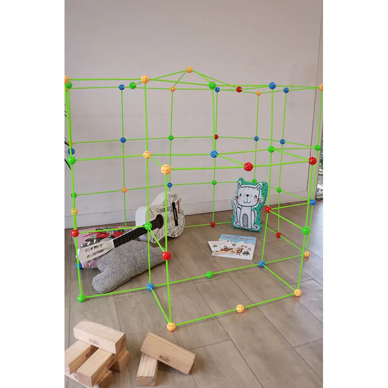 Kit de construction de cabane Magicastle 175pcs - 3+-8
