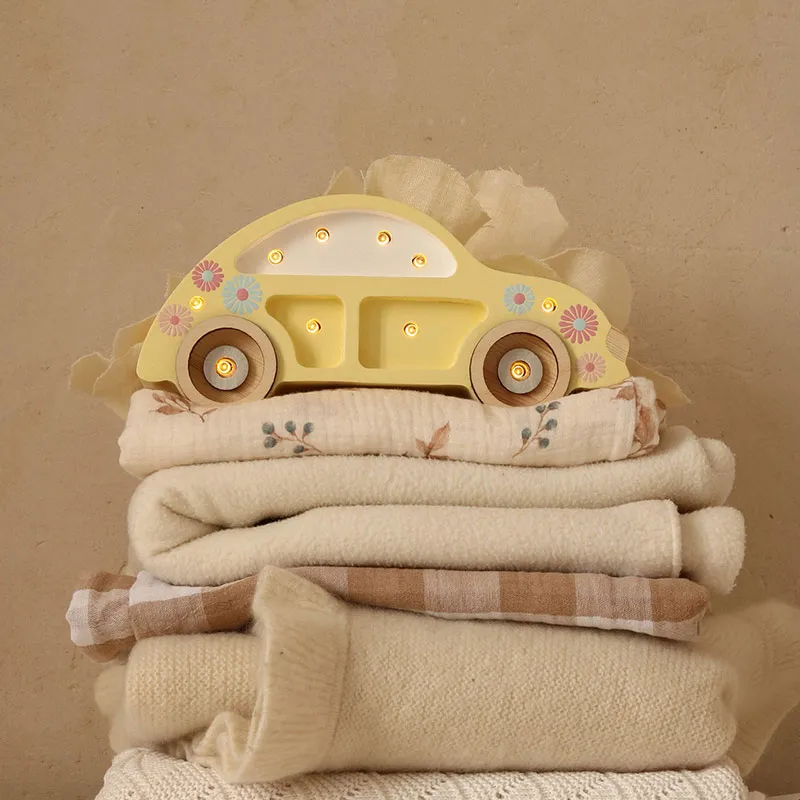 Lampe Veilleuse Voiture Coccinelle Tournesol - 10x20,5x5,5cm-6
