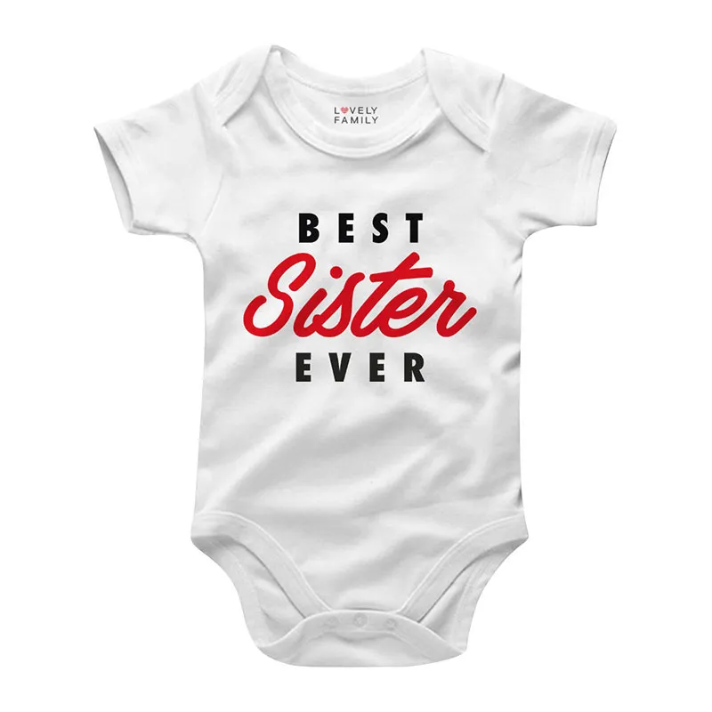 Body Best sister ever - Blanc-0