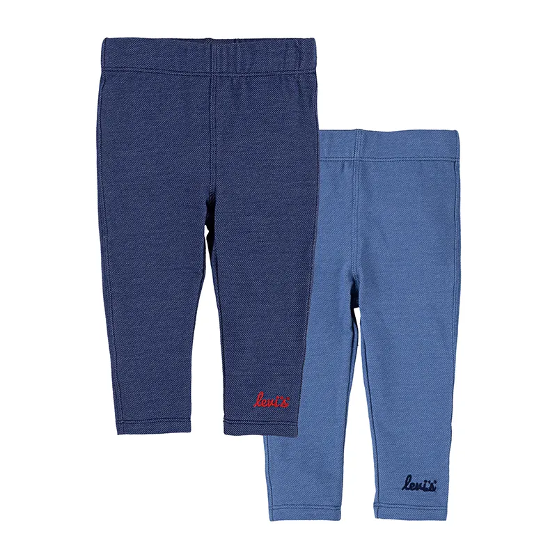 2 Leggings Bébé Essential - Medieval Blue-0