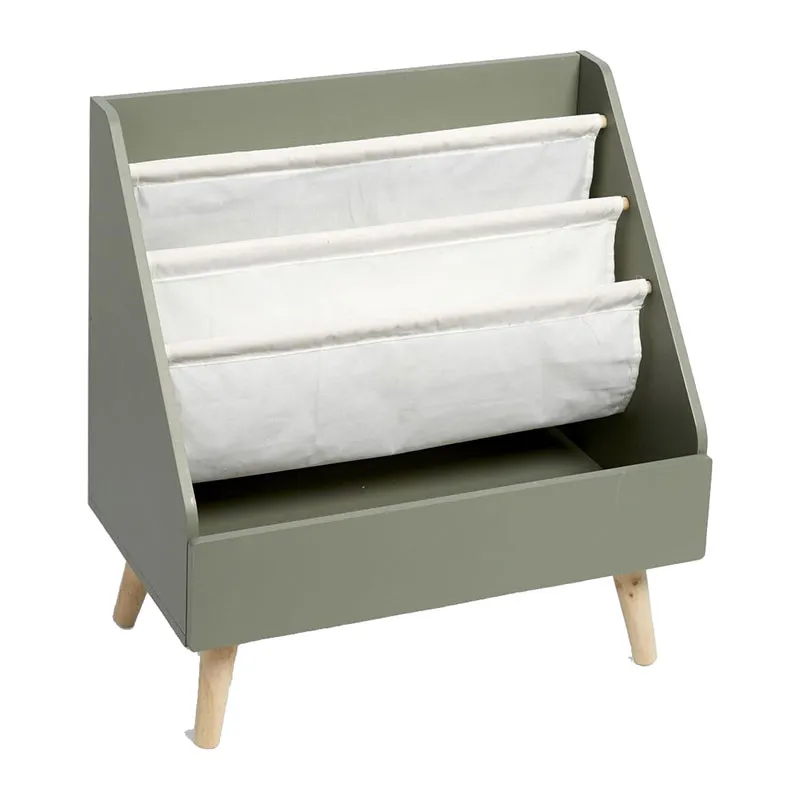 Bibliothèque Bois Le Roi de la Jungle Sauge - 58x33x61cm-1
