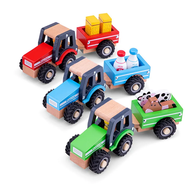 Tracteur avec Remorque + Bottes de Paille - 18m+-8