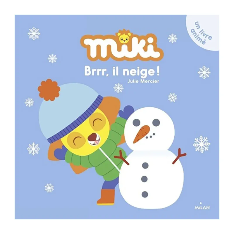 Livre animé Miki Brrr, il neige ! - 0m+-0