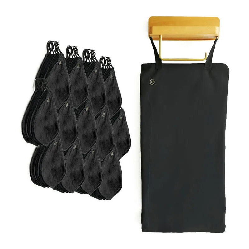 Kit 5 personnes Feuilles Papier toilette lavable + 2 Sacs - 67 pcs-0