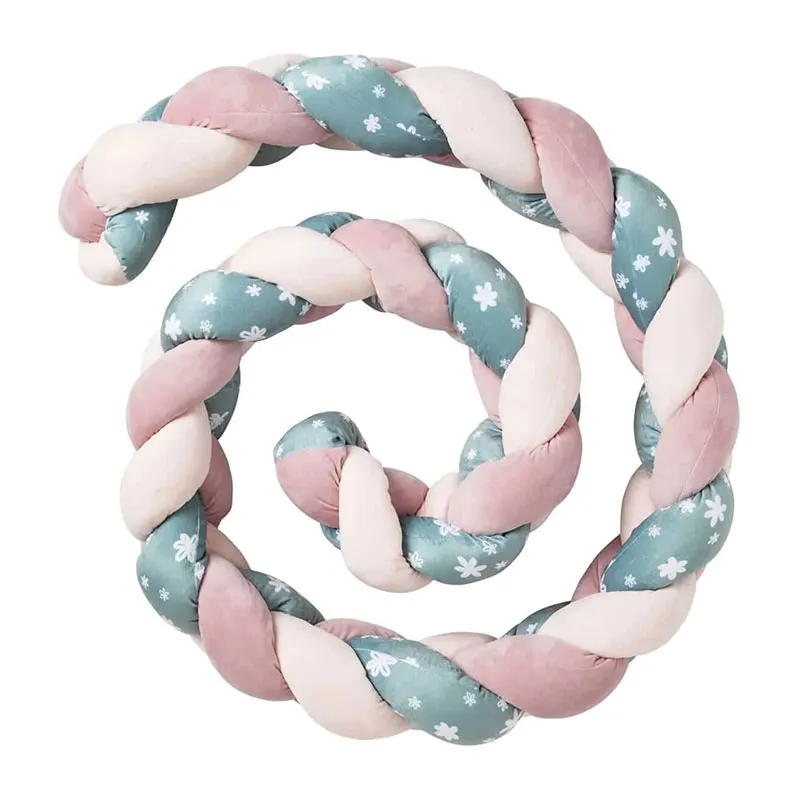 Tresse de décoration Rose/Vert - 250cm-0