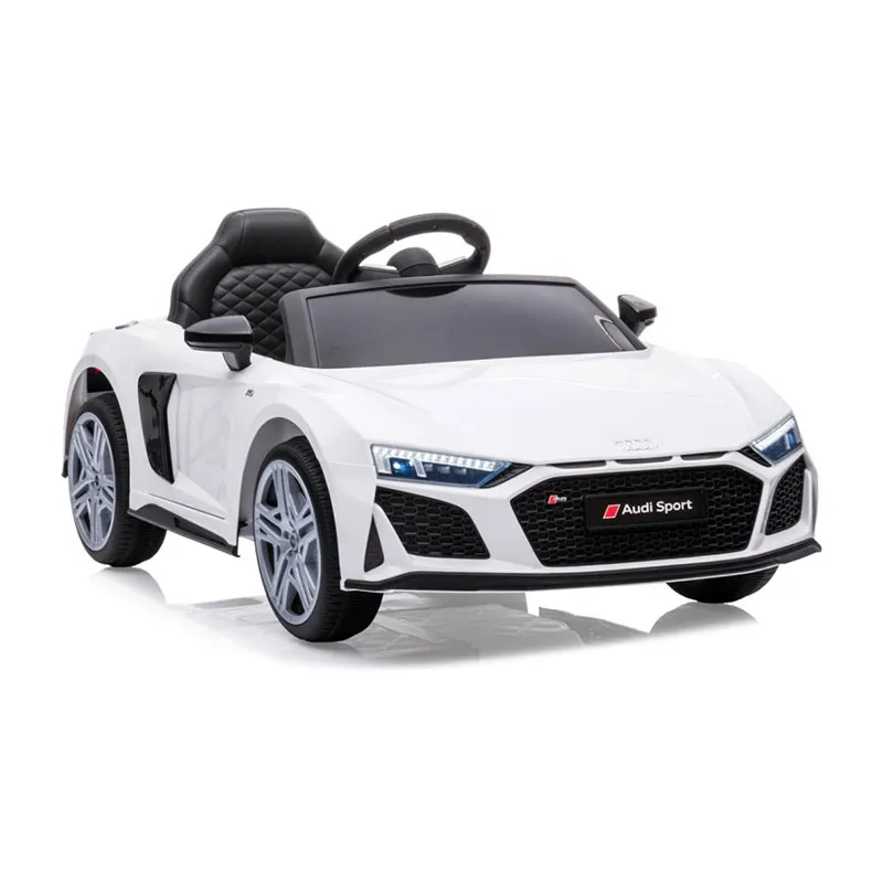 Voiture à batterie Audi R8 Spyder Blanc  - 36m+-3
