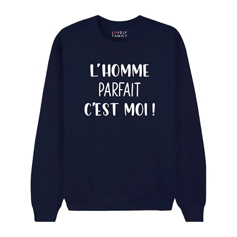 Sweat L'homme parfait - Navy-0