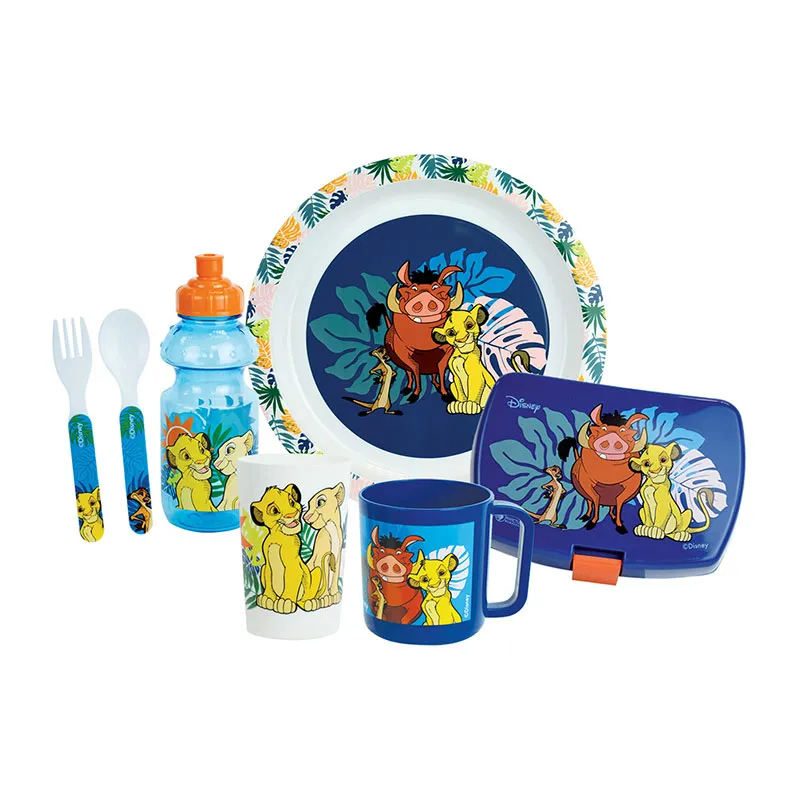 Ensemble repas Roi Lion - 5pcs-0