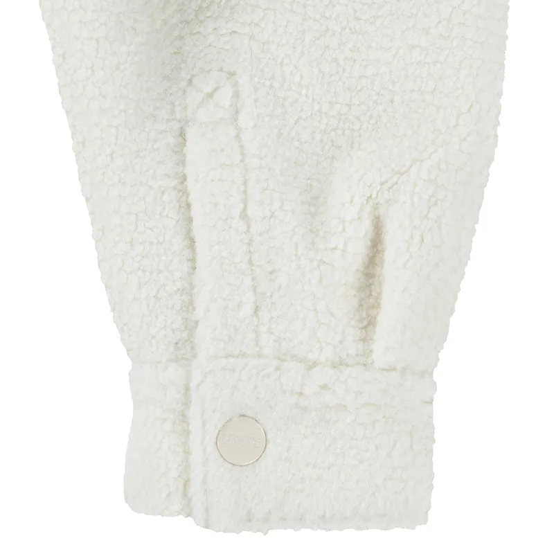 Veste sherpa Junior Trucker - Egret-4